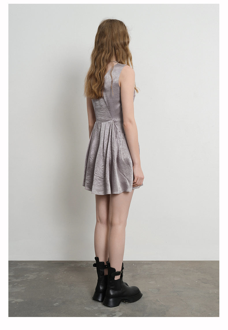 Asymmetrical tank dress