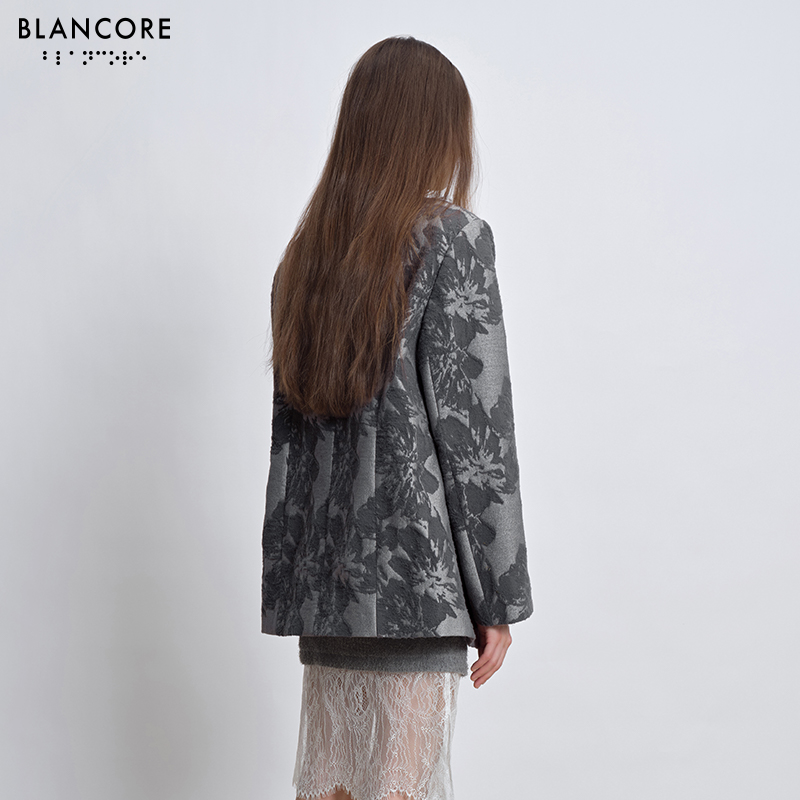 jacquard blazer