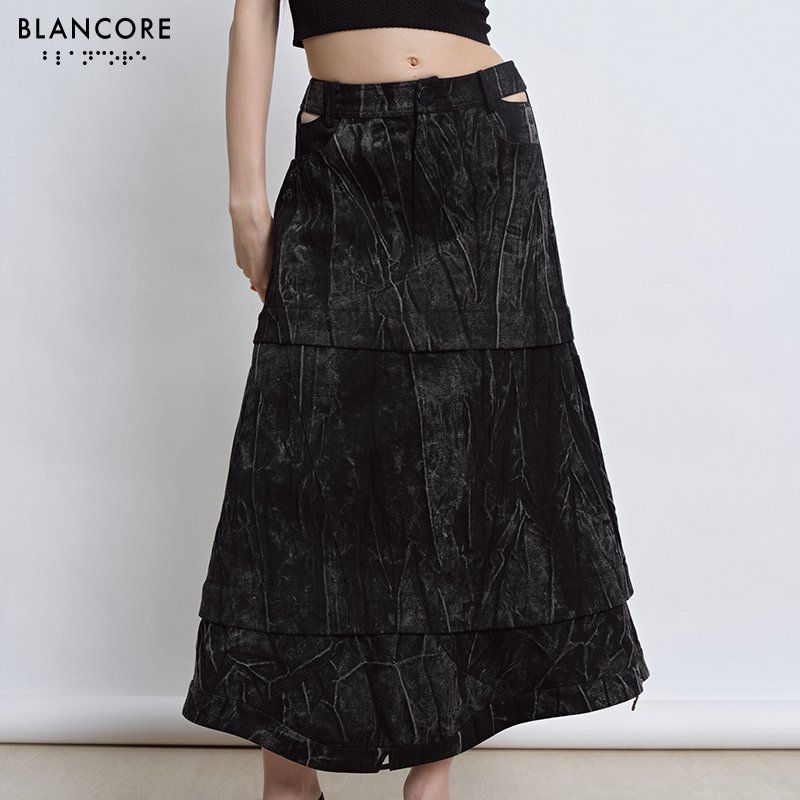 dual-wear cut out skirt