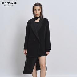 crop lapel coat