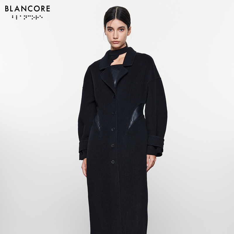 waist long coat