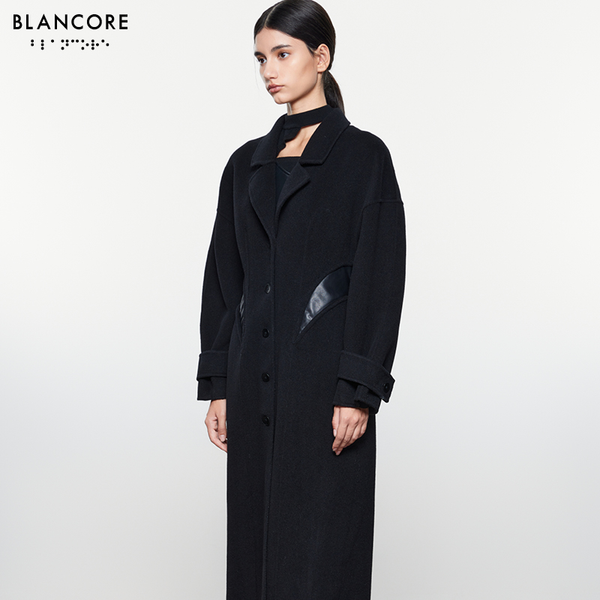 waist long coat