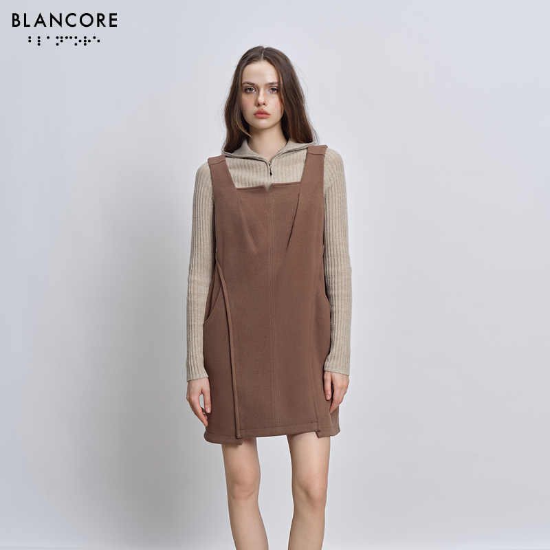 square neck tank dress