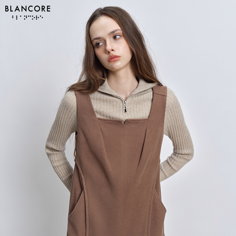 square neck tank dress