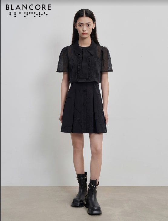 2-piece shirt dress